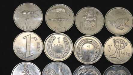 Set of Latvian Jubilee Coins (24 pcs.), "1 Lat", 1992 - 2013, Latvia