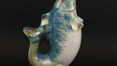 Carafe "Fish", Porcelain, Riga porcelain-faience factory, Riga (Latvia)
