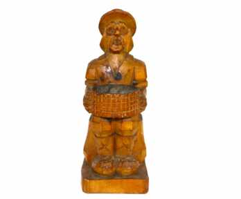Figurine, Wood, Handmade, Height: 20.5 cm