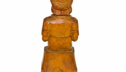Figurine, Wood, Handmade, Height: 20.5 cm