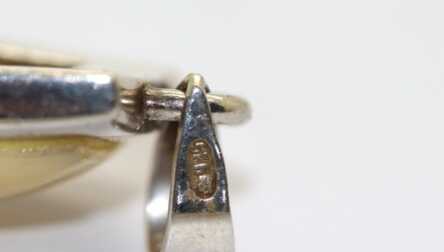 Pendant, Silver, 925 Hallmark, Latvia, Weight: 6.53 Gr.