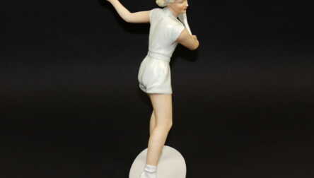  Figurine "Tennis player", Porcelain, Bisque, Schaubach Kunst, Germany, Height: 26 cm