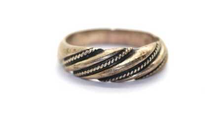 Ring, Silver, 925 Hallmark, Size: 17.5 mm, Weight: 4.20 Gr.