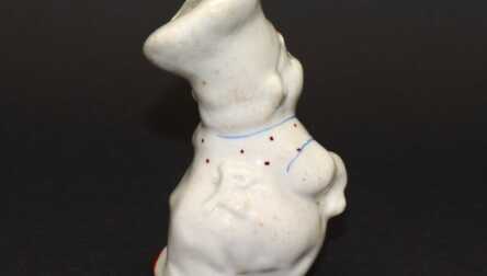 Statuete / Sāls trauciņš "Pavārs", Porcelāns, Augstums: 11.5 cm