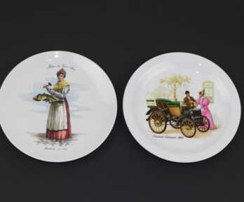 Decorative plates, Porcelain, France