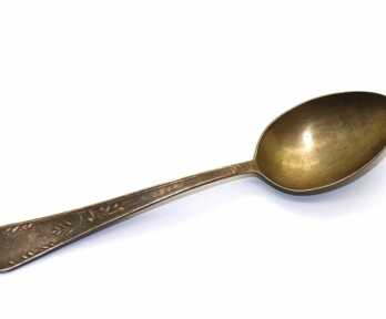 Spoon, Silver, 875 Hallmark, USSR, Weight: 63.51 Gr.