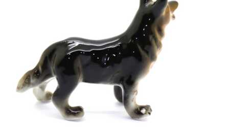 Figurine "Dog", Porcelain, Height: 7 cm