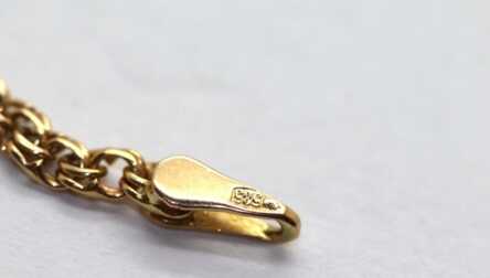 Chain, Gold, 585 (14k) Hallmark, Weight: 7.08 Gr., Lenght: 50 cm