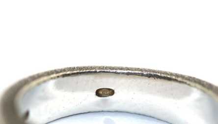 Rings (2 pcs.), Silver, 925 Hallmark, Weight: 10.12 Gr.