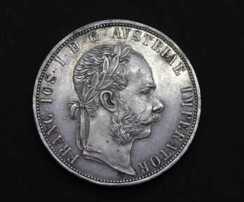 Coin "2 Florins", Silver, 1874, Austrian Empire