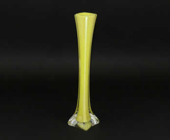 Vase, Coloured glass, Height: 33.5 cm