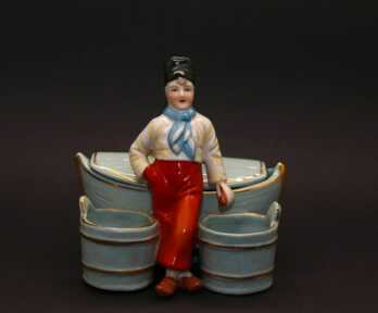 Set of spicery dishes, Porcelain, Height: 13 cm