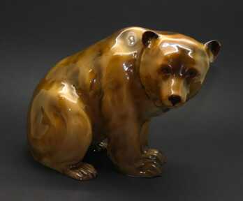 Figurine "Bear", Porcelain, "Rörstrand", Germany