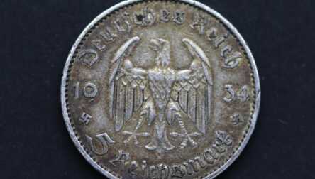 Монета "5 Марок", Серебро, 1934 год, Германия