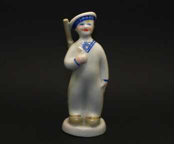 Figurine "Sailor - Aurora", Porcelain, Полонне ЗХК - Polona ceramic arts factory, USSR