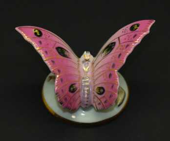 Figurine "Butterfly", Porcelain, Riga porcelain-faience factory, Riga (Latvia)
