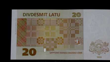 Banknote "20 Lats", 1992, Latvia