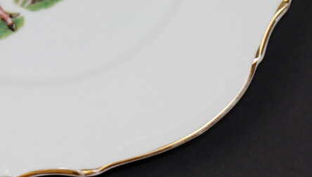 Šķīvis, Porcelāns, M.S. Kuzņecova rūpnīca, 20 gs. 37-40tie gadi, Rīga (Latvija), Ø 22.5 cm