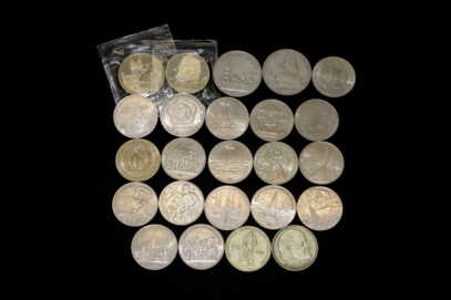 Monētas "Jubilejas Rubļi: 1, 5 Rubļi", PSRS