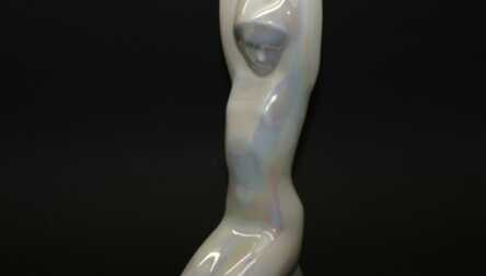 Figurine "Human Child", Porcelain, Riga porcelain factory, Molder - Rimma Pancehovskaya