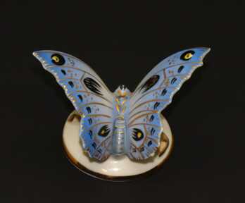 Figurine "Butterfly", Porcelain, Riga porcelain-faience factory, Riga (Latvia)