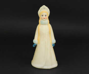Figurine "Snow Maiden", Plastic, USSR, Height: 25 cm