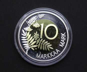 Monēta “10 Markas”, 1995. gads, Somija