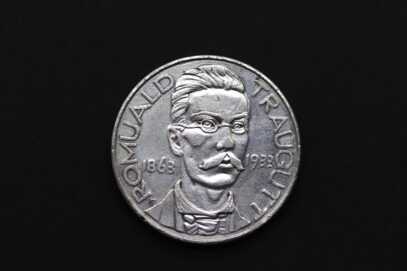 Monēta "10 Zloti. 1863. gada poļu sacelšanās 70 gadi. Romualds Trauguts", Sudrabs, 1933. gads, Polija