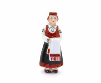 Miniature Figurine "Woman in traditional clothes", Porcelain, M.S. Kuznetsov manufactory, 1934 - 1940, Riga (Latvia)