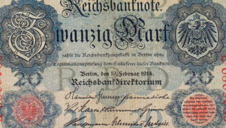 Банкноты (3 шт.), "20, 50 Рейхсмарок", 1914 год, Германия