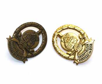 Badges (2 pcs.) "Shooting competition", Germany