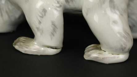 Figurine "Bears", Porcelain, Riga ceramics factory, Molder - Elmars Rivoshs