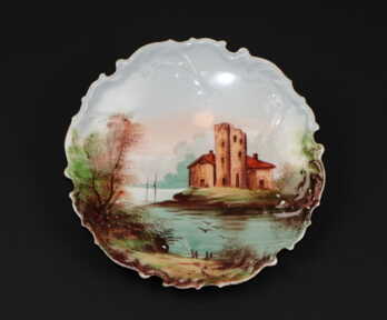 Decorative plate, Porcelain "Limoges", France, Ø 22 cm