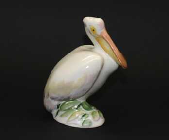 Figurine "Pelican", Porcelain, 1st grade, Riga porcelain factory, Riga (Latvia)