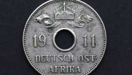 Coin "1 Heller", 1911, German East Africa