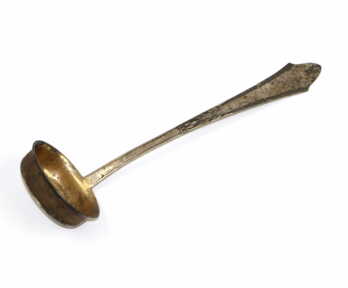 Ladle, Silver, 875 Hallmark, Master - "HB" Hermann Bank, the 20ties-30ties of 20th cent., Latvia, Weight: 243 Gr.