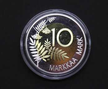 Monēta “10 Markas”, 1999. gads, Somija