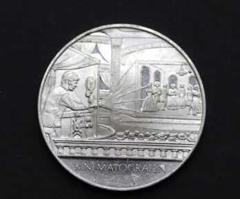 Medal "The Lumiere brothers opened the era of modern cinema", Weight: 13.42 Gr.