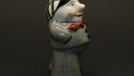 Rare, figurine, A Salt-cellar "An Old Man", porcelain, Riga (Latvia), J.K.Jessen manufactory