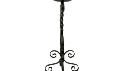 Large candlestick, Metal, Latvia, Height: 58 cm