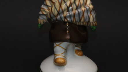 Rare, figurine, A Salt-cellar "An Old Man", porcelain, Riga (Latvia), J.K.Jessen manufactory