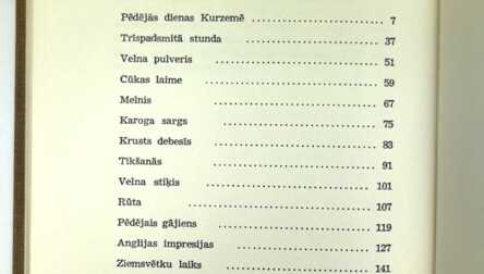 Книга «Последние дни в Курземе», Латвия, 1969 год