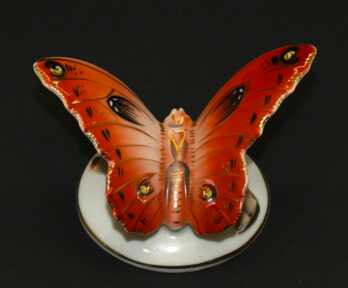  Figurine "Butterfly", Porcelain, 1st grade, Riga porcelain-faience factory, Riga (Latvia)