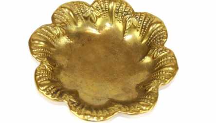 Ashtray, Bronze, Weight: 187 Gr.