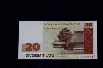 Banknote "20 Latu", 1992. gads, Latvija