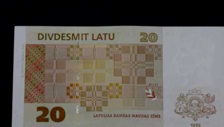 Banknote "20 Lats", 1992, Latvia