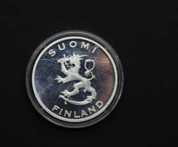 Жетон "Советско-финская война", Серебро, Финляндия