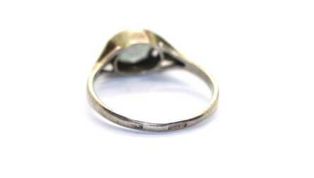Ring, Silver, 875 Hallmark, Size: 17.8 mm, Weight: 1.86 Gr