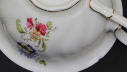 Tea service, Gilding, Porcelain "Rosenthal Kronach German Viktoria", Germany