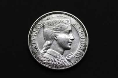 Monēta "5 Lati", 1931. gads, Sudrabs, Latvija